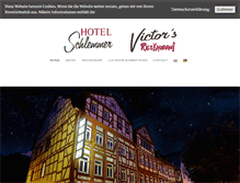 Tablet Screenshot of hotel-schlemmer.de